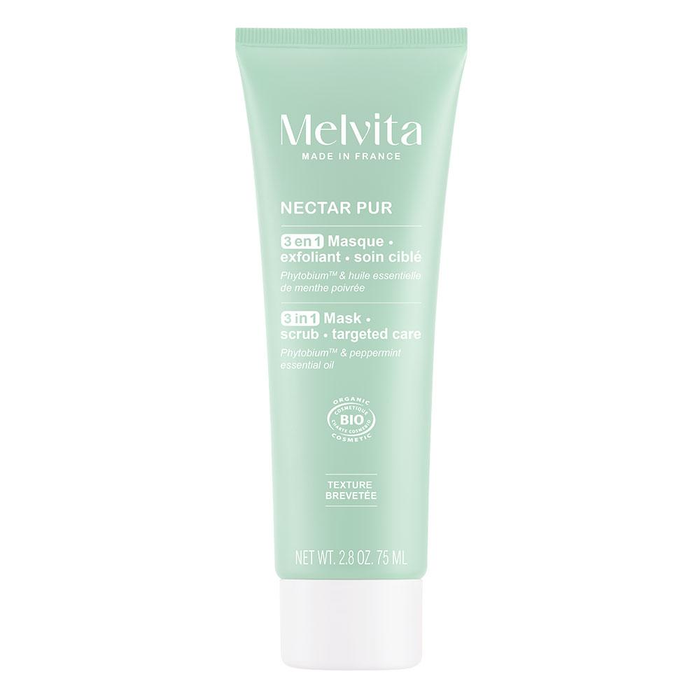Melvita Nectar Pur Melvita Nectar Pur Masque Exfoliant Et Purifiant Bio 75 ml