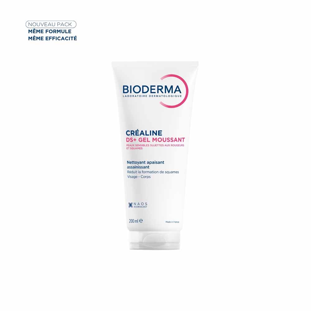 Bioderma Crealine Ds+ Purifying Soothing Cleansing Gel Ds+ Peaux sensibles 200ml