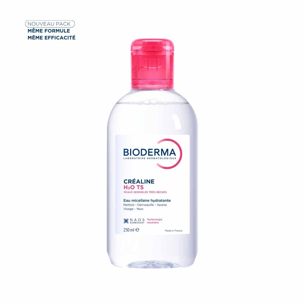 Bioderma Crealine Make-up Removing Micellar Water H2O Ts Sensitive Skin 250ml