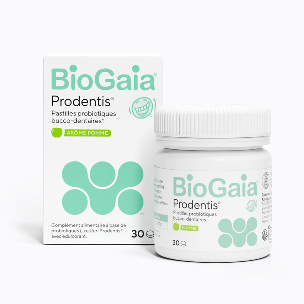 Biogaia Prodentis® Arôme Pomme 30 pastilles à sucer
