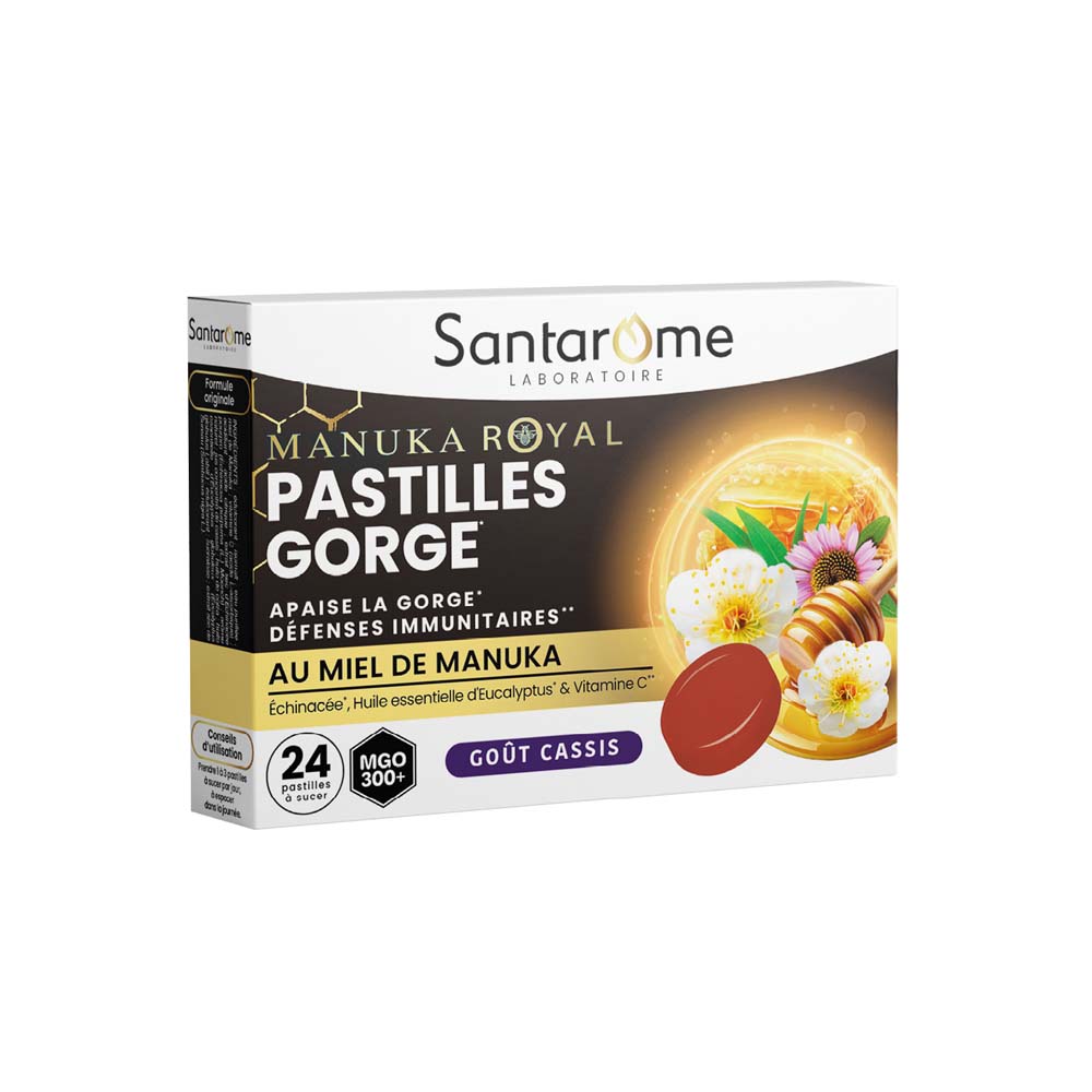Santarome Manuka Royal Manuka honey throat lozenges 24 units