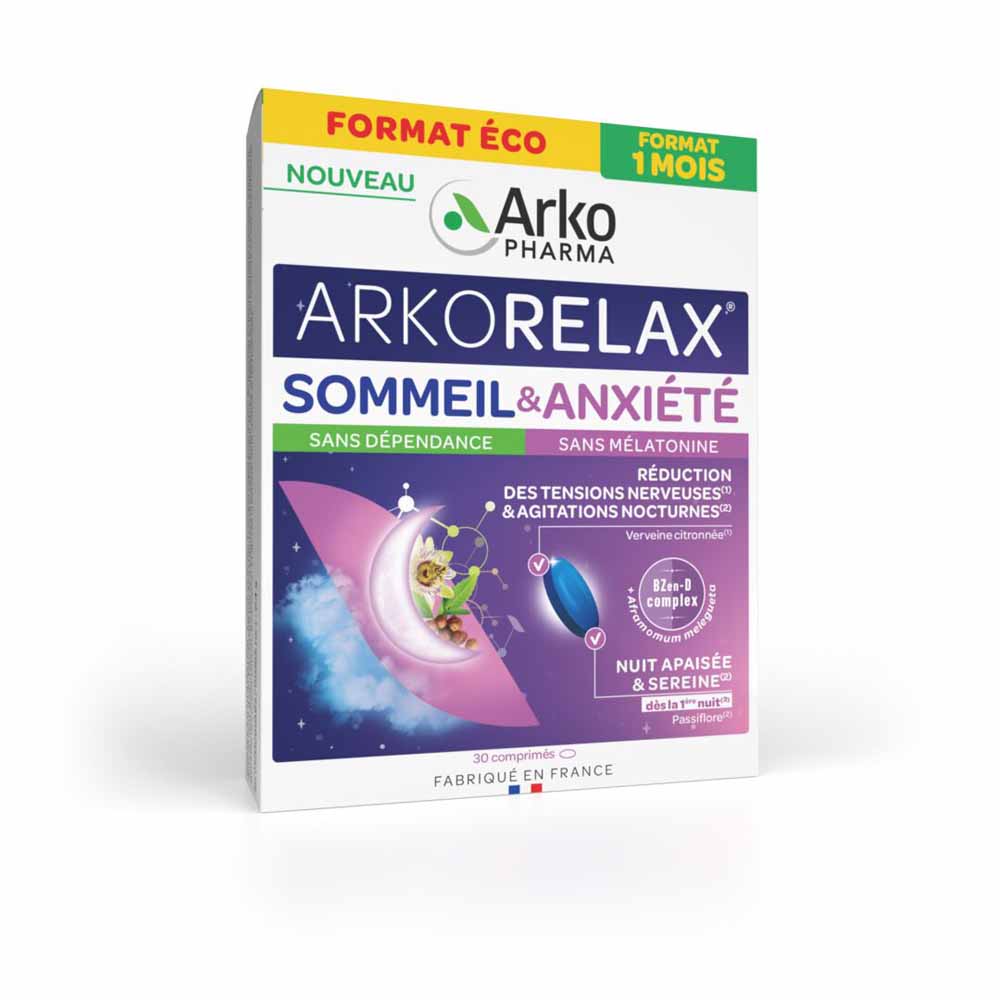 Arkopharma Arkorelax Sleep & Anxiety 30 tablets