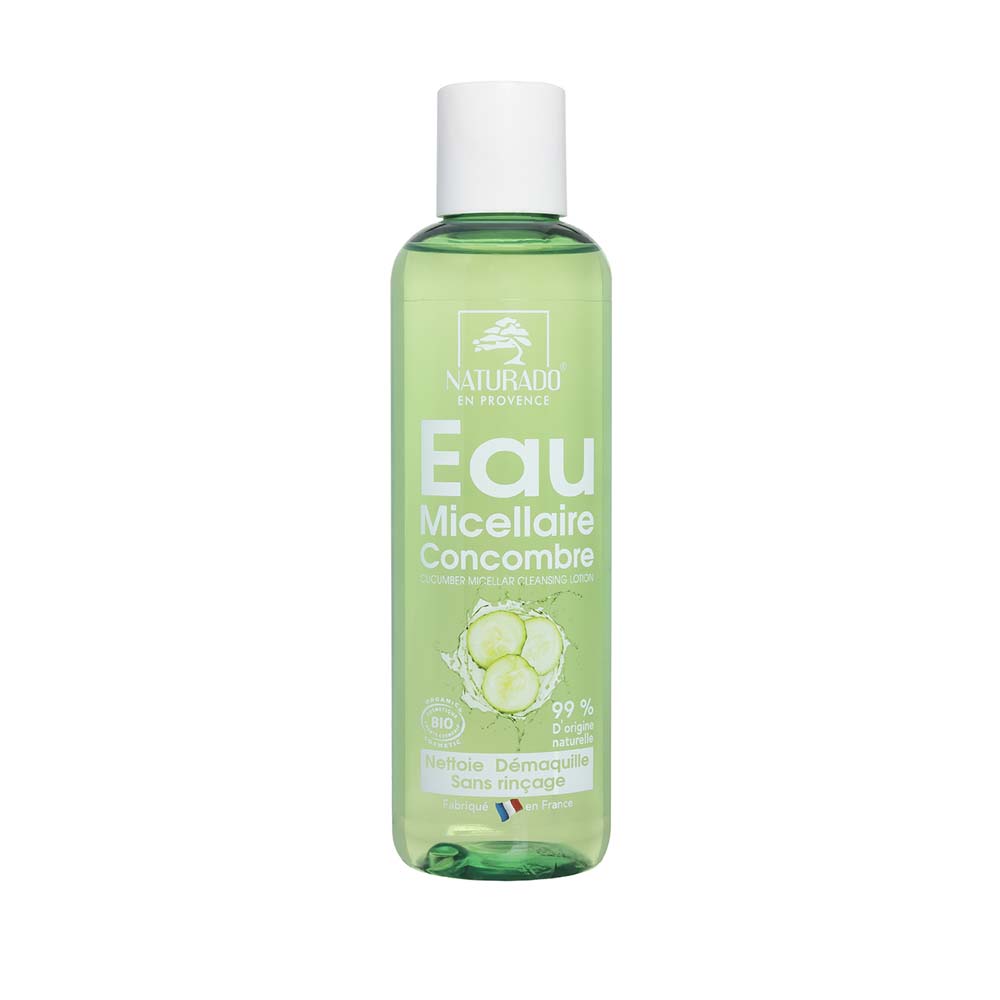Naturado Organic Cucumber Micellar Water Face, Eyes, Lips 200ml