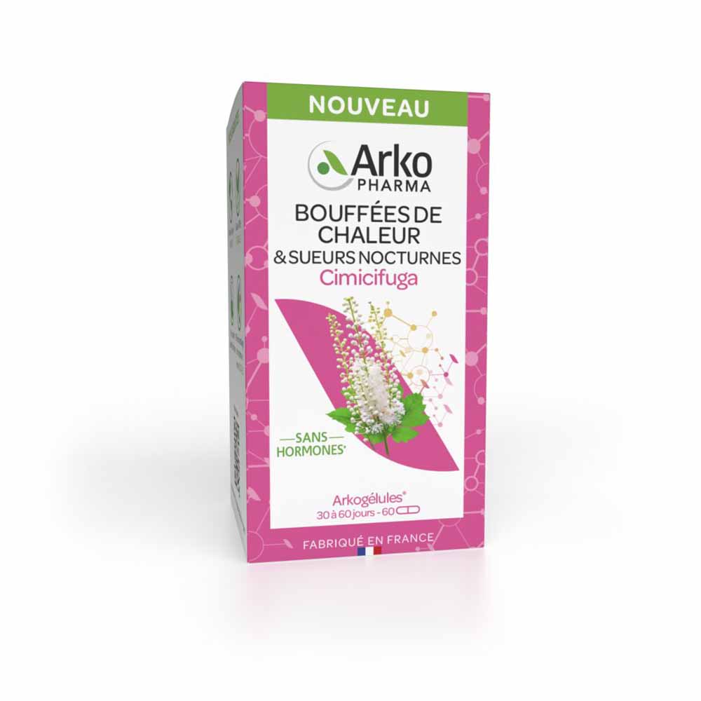 Arkopharma Arkocapsules Hot flushes and night sweats 60 capsules