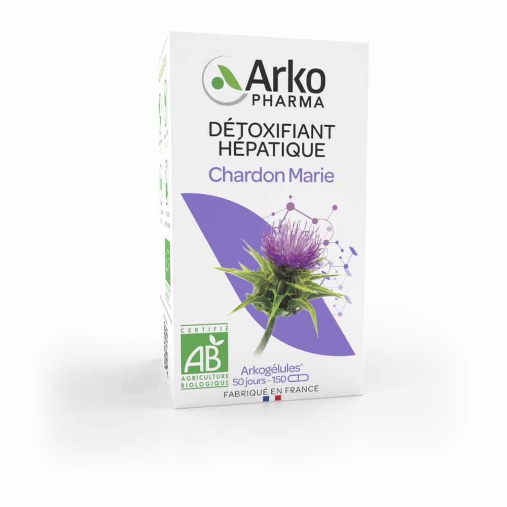 Arkopharma Arkocapsules Milk Thistle Bioes Hepatic detoxifier 150 Capsules
