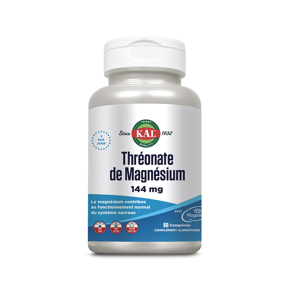 Kal Magnesium threonate 144 mg 60 tablets
