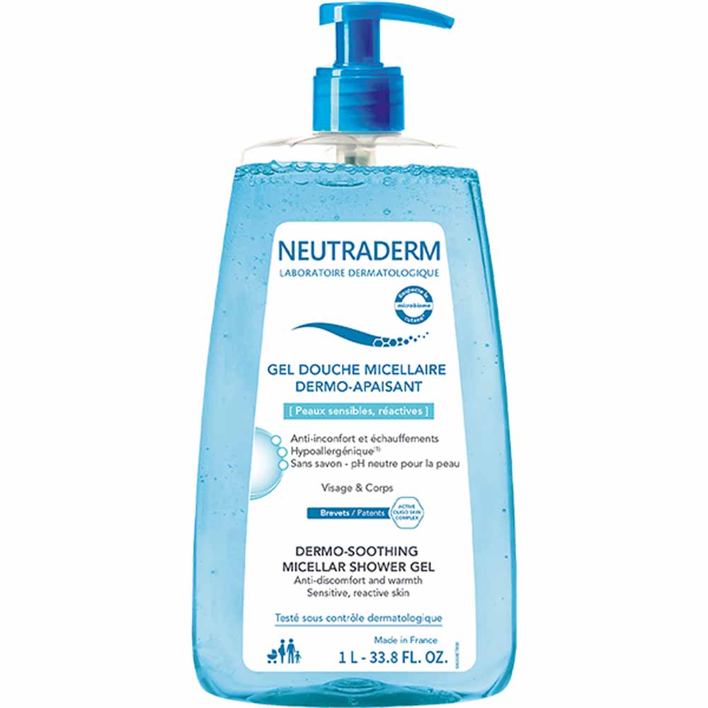 Neutraderm Micellar Dermo-Soothing Shower Gel Sensitive Skin 1L