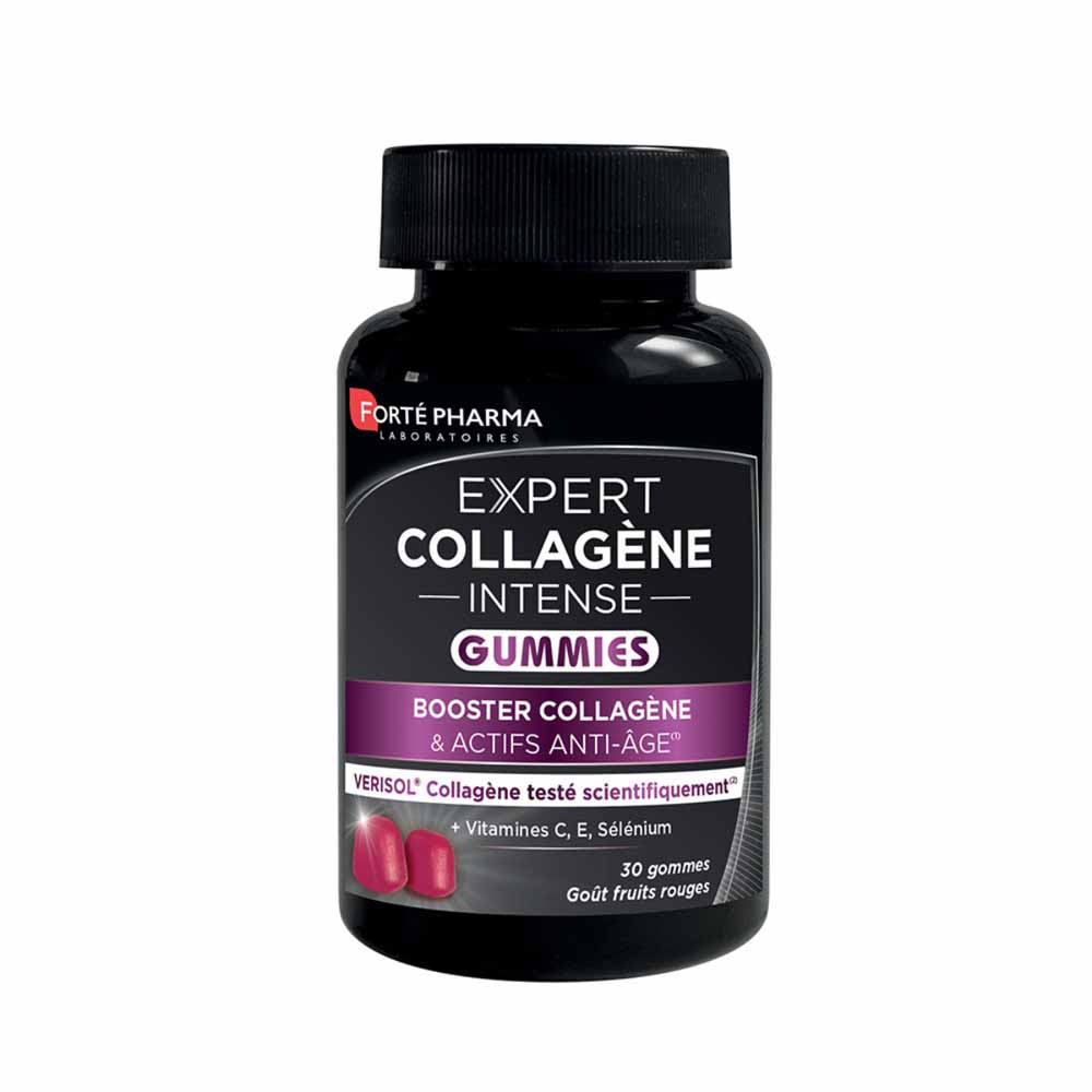 Forté Pharma Expert Collagen Intensive Anti-Ageing Red Fruit Flavour 30 gummies