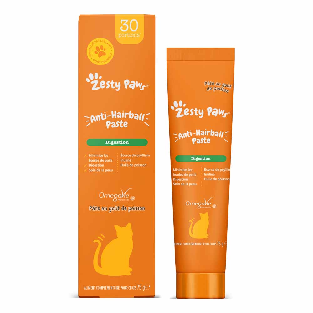 Zesty Paws Anti-Hairball Digestion Cat 75g
