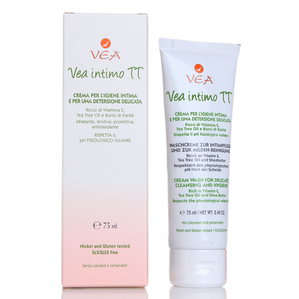 Vea Intimo Tt Cream Wash For Delicate Cleansing And Hygiene Vea 75ml