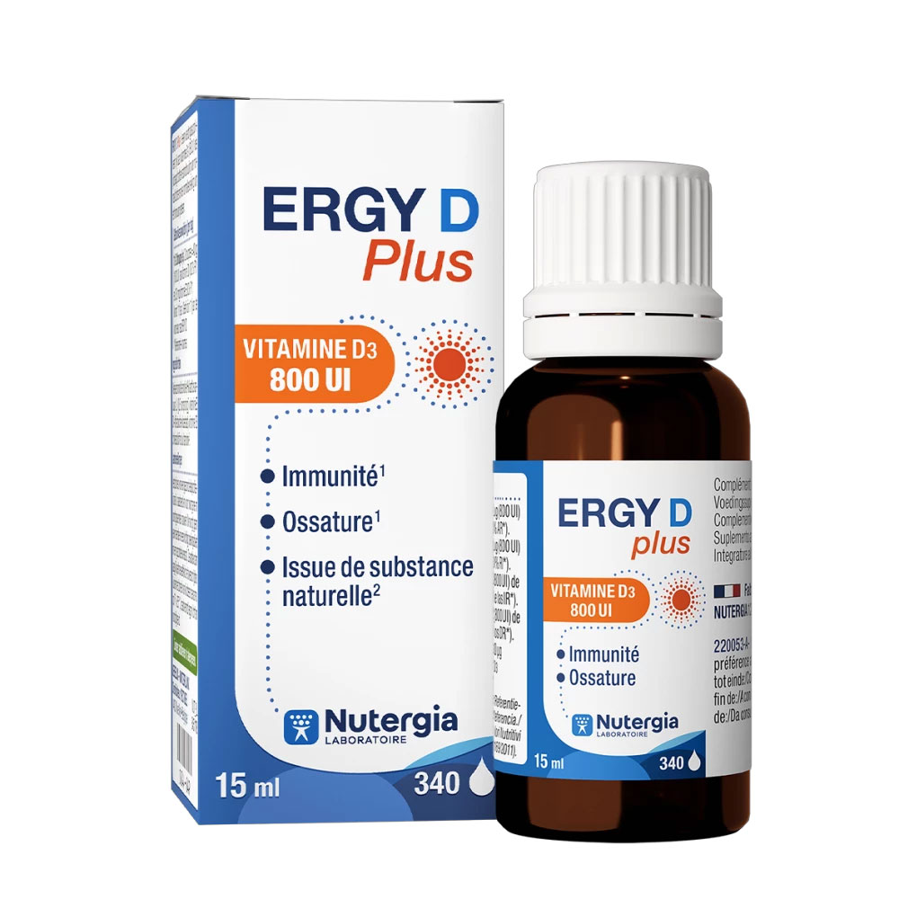 Nutergia Ergy D Plus vitamin d3 800 iu 15 ml