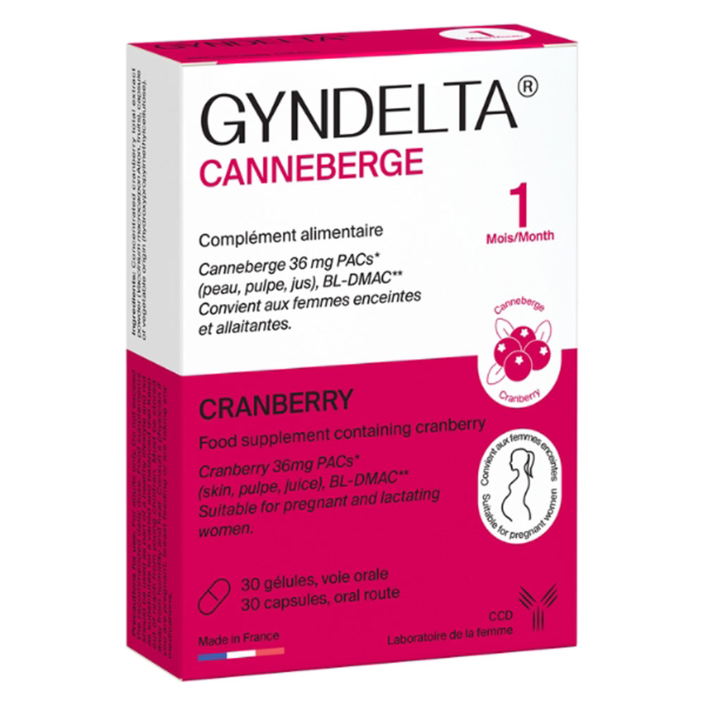 Ccd Gyndelta Cranberry X 30 Capsules 30 Gelules