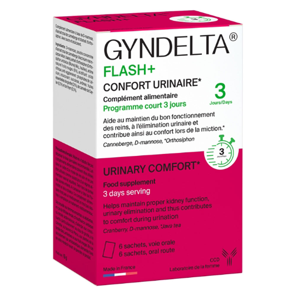 Ccd Gyndelta Flash+ Urinary comfort x6 bags