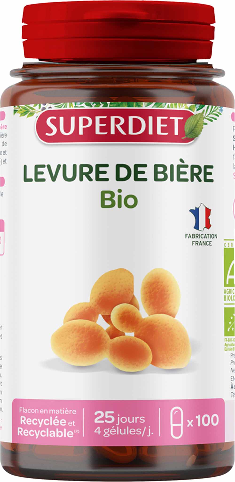 Superdiet Brewers Yeast 100 Capsules