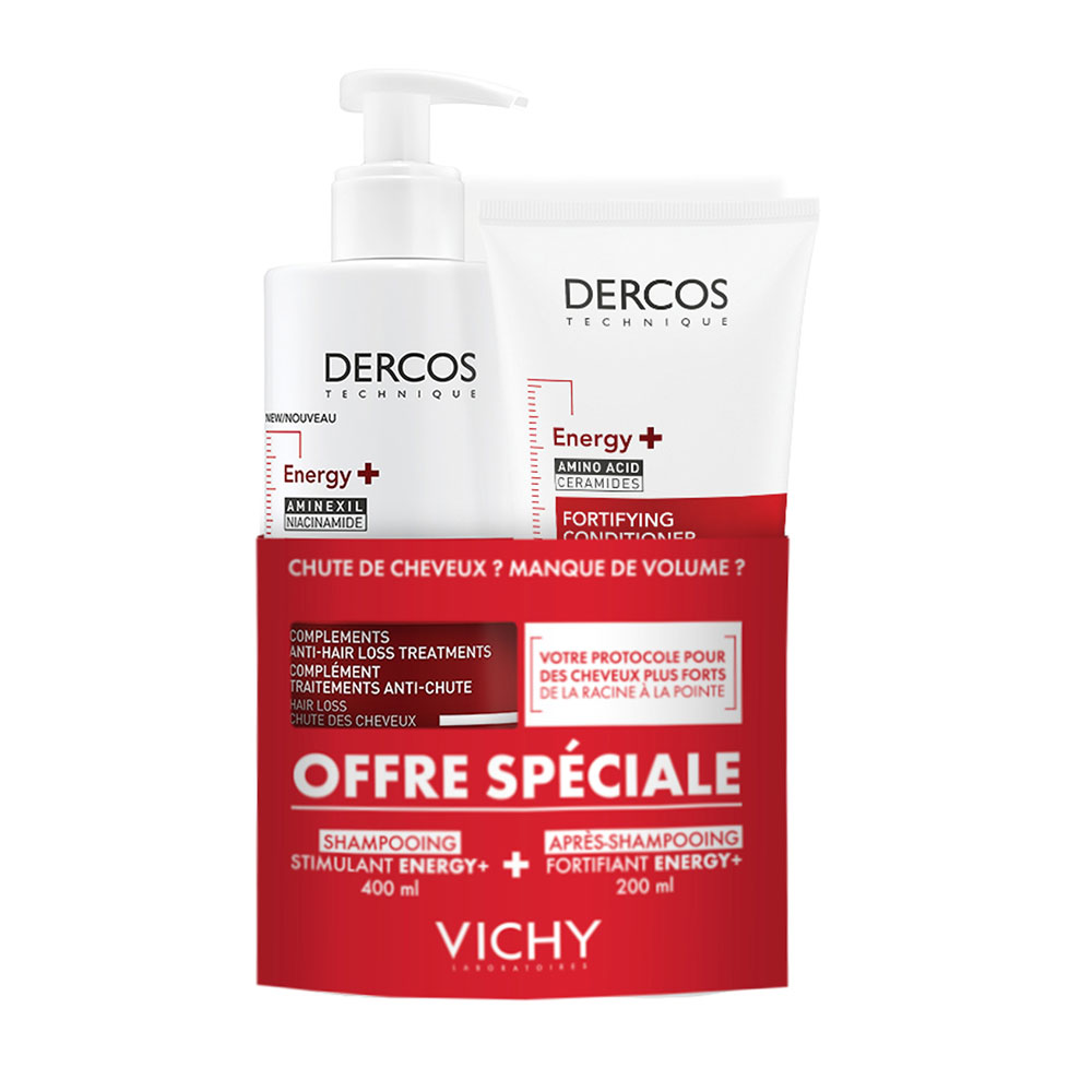Vichy Dercos Energy+ Stimulating Shampoo and Energising Conditioner