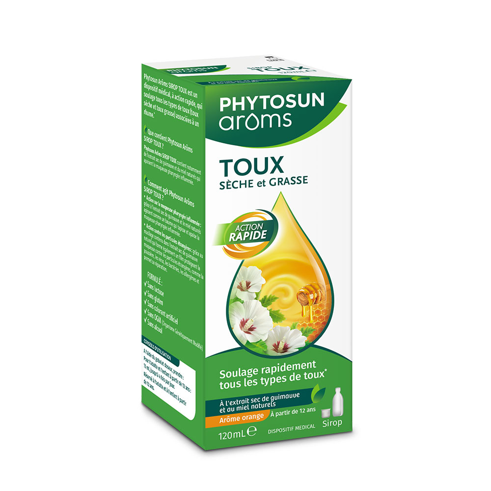 Phytosun Aroms Aroms Syrups Dry &amp; Chesty Cough 120ml