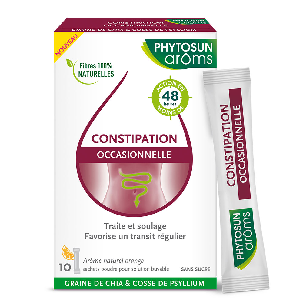 Phytosun Aroms Occasional constipation Natural Orange Flavour x10 sachets