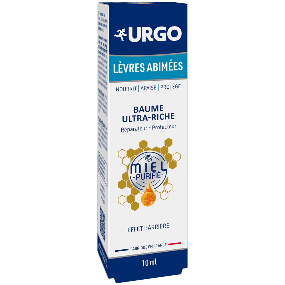 Urgo Damaged Lips Ultra Rich Honey Balm 10ml