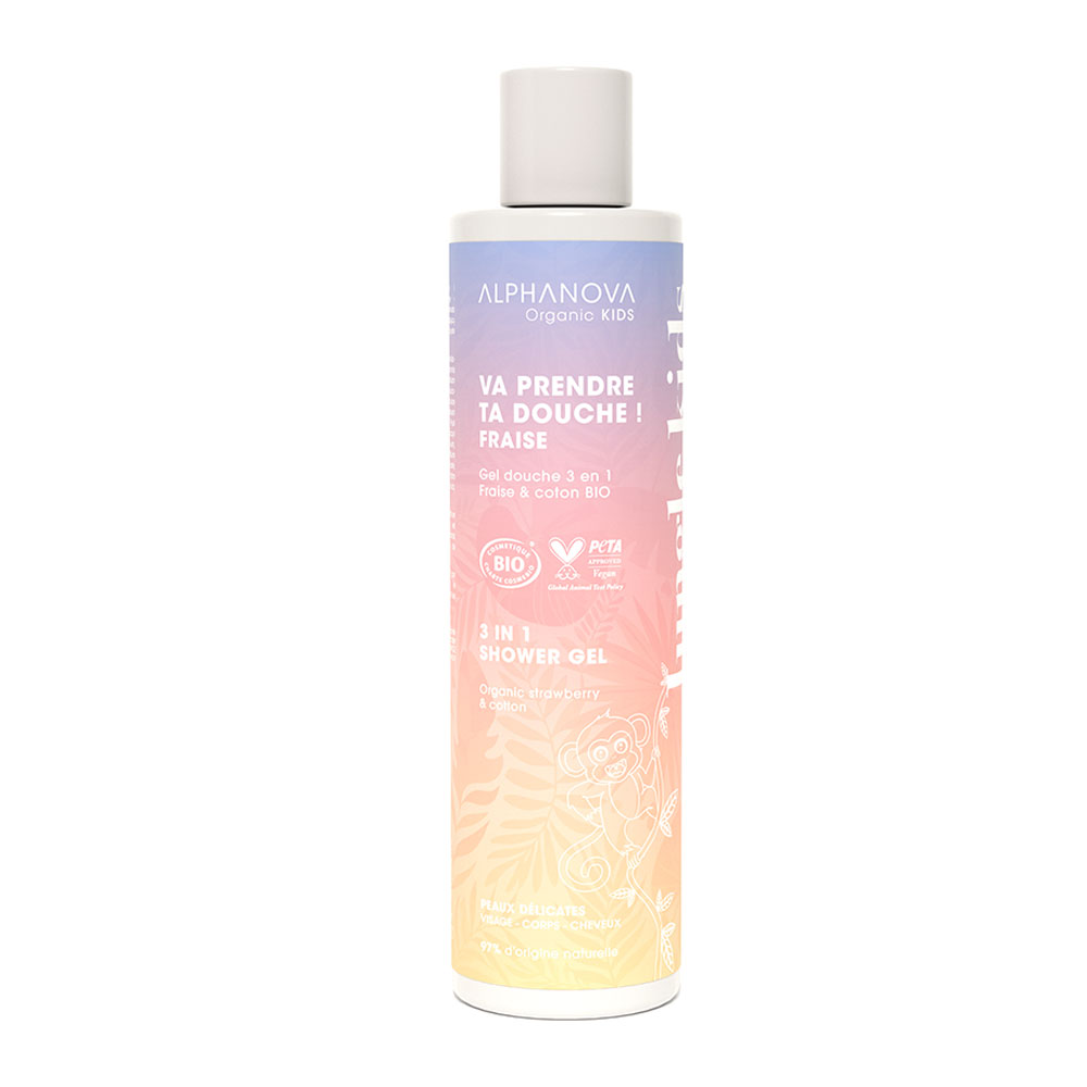 Alphanova Kids Princess Organic Shampoo A La Fraise Bio 250ml
