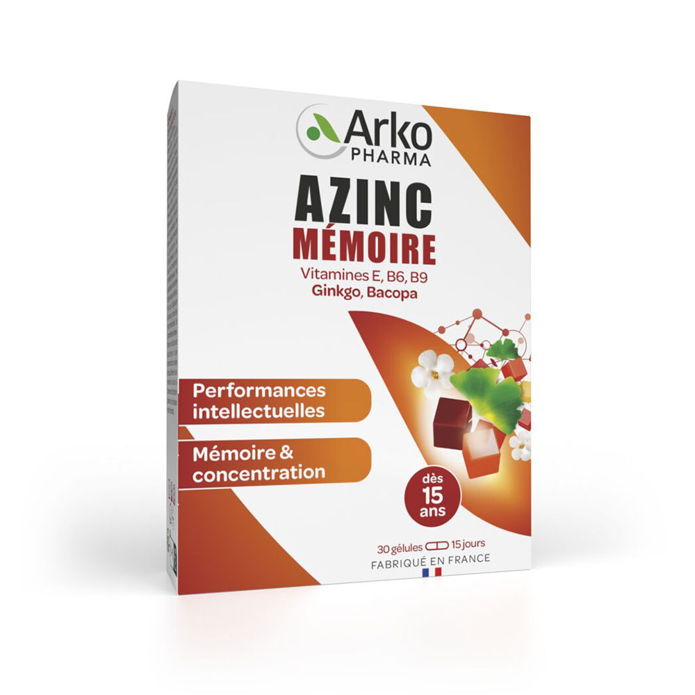 Arkopharma Azinc Memory 30 capsules