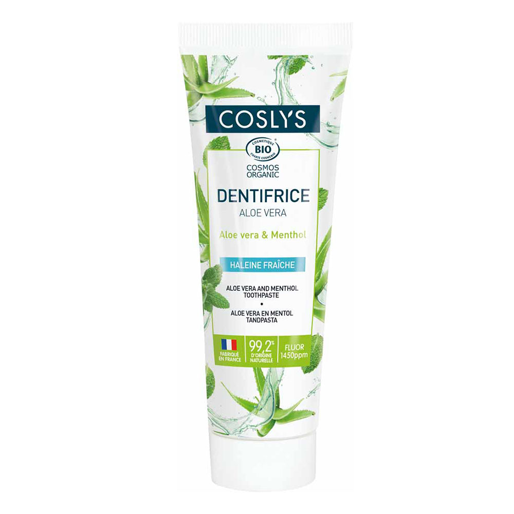 Coslys Oral Hygiene Aloe Vera Fluor Bio Toothpaste Fresh Breath 100g