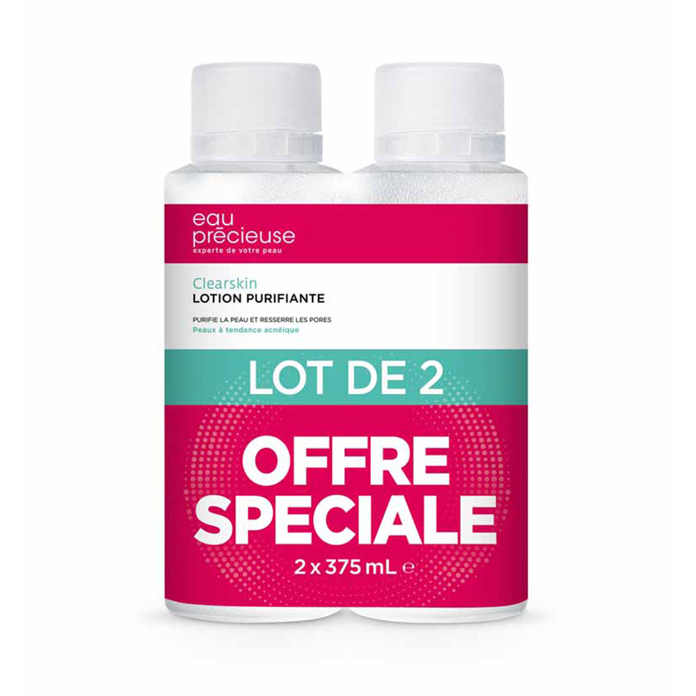 Eau Precieuse Lotion Skin Purity Peaux à tendance acénique 2x375ml