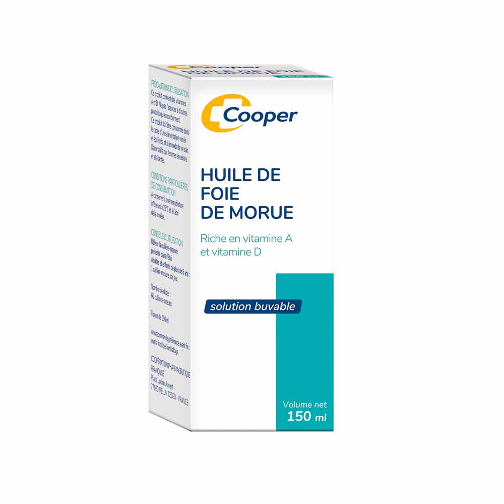 Cooper Cod Liver Oil Vitamins A and D 150ml