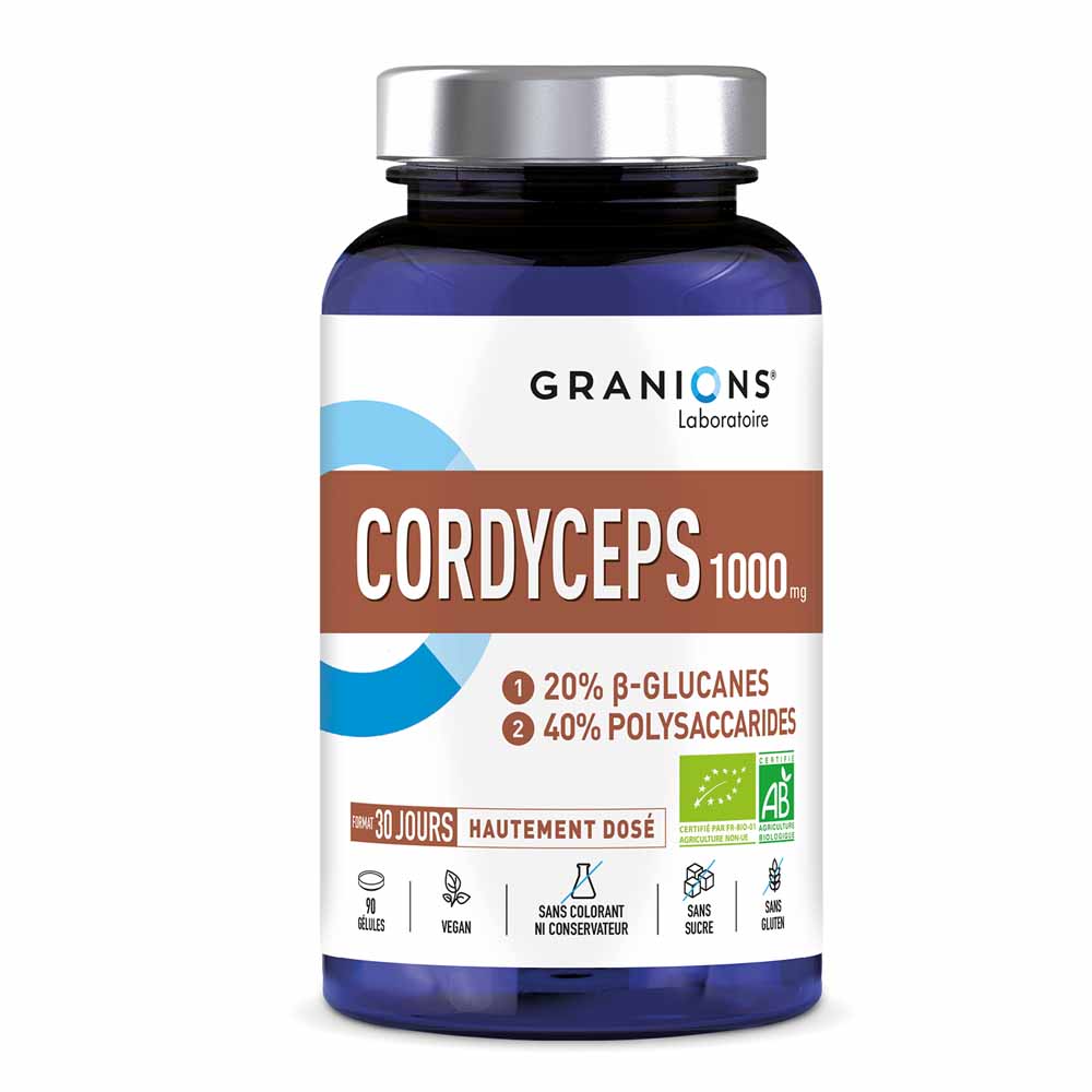 Granions Organic cordyceps 1000 mg 90 capsules