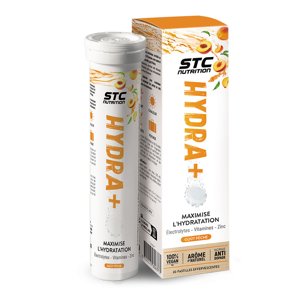 Stc Nutrition Hydra+ Peach Taste 20 effervescent tablets