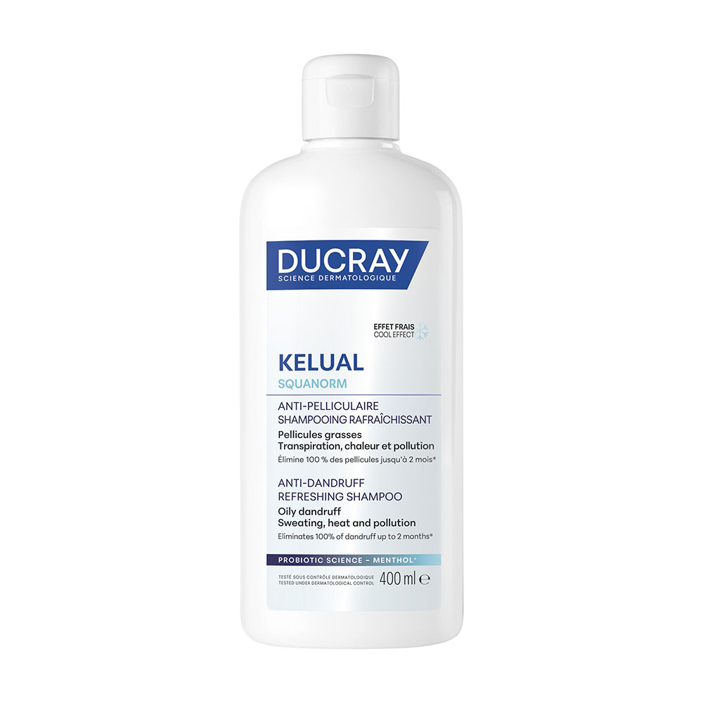 Ducray Kelual Squanorm Refreshing anti-dandruff shampoo 400ml
