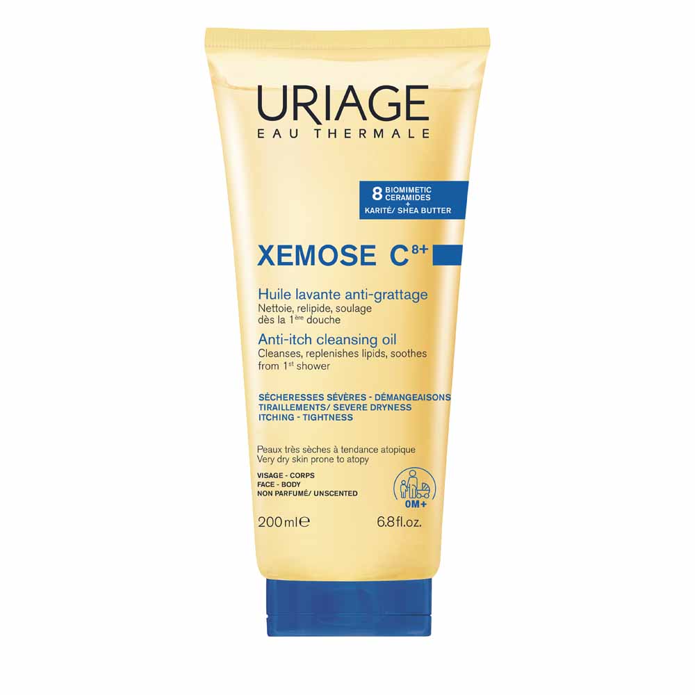 Uriage Xémose C8+ Soothing anti-scratch shower oil for very dry, eczema-prone skin 200 ml
