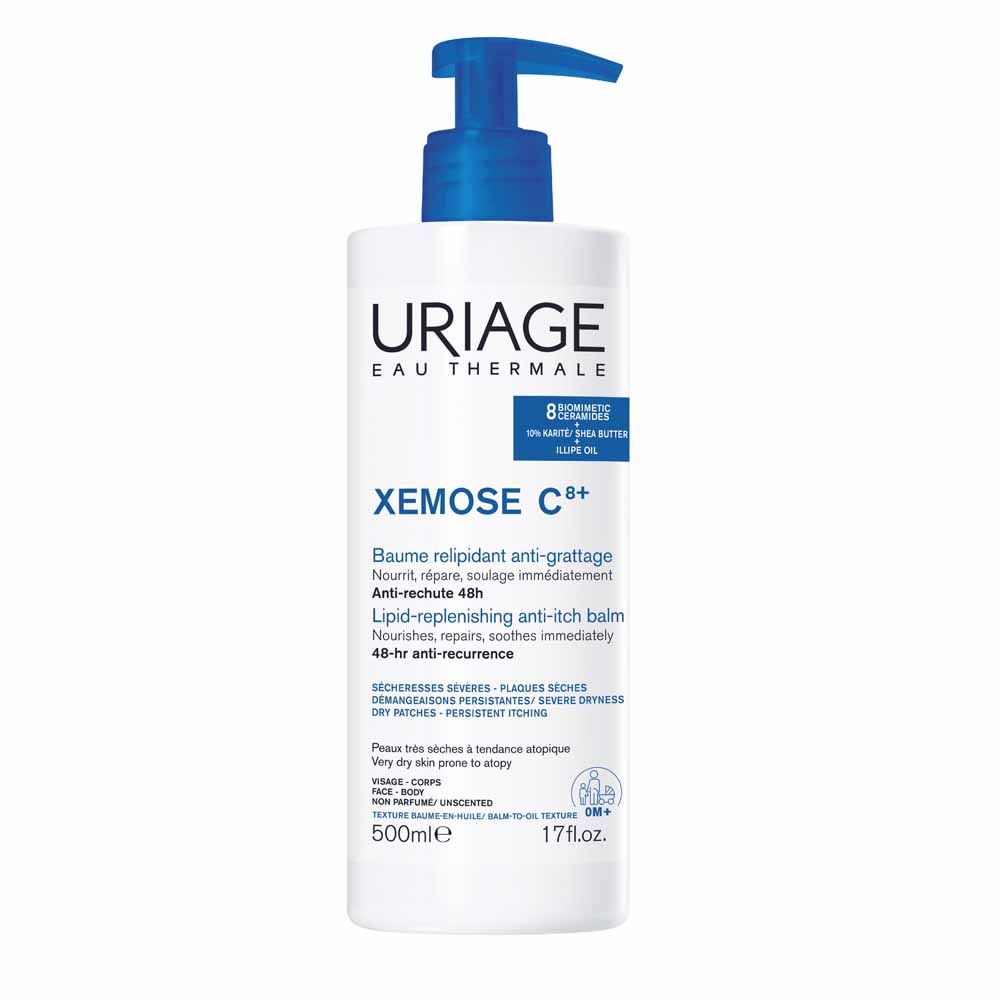 Uriage Xémose C8+ Oleo Soothing Anti-scratch Balm Dryness Severe Atopic Skin 500ml