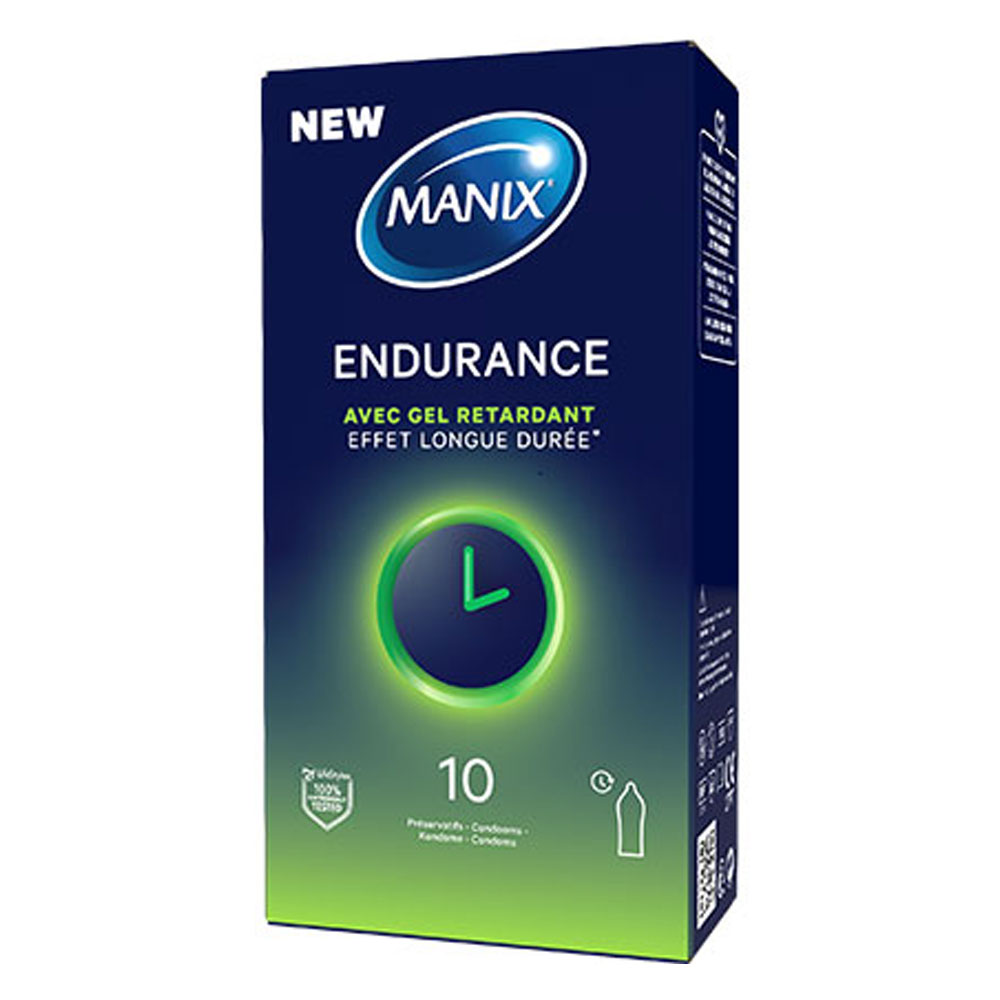 Manix Resistence Condoms with delay gel x10