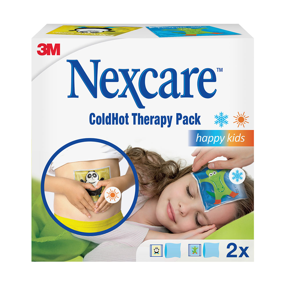 Nexcare ColdHot Happy Kids Coussins thermiques x2