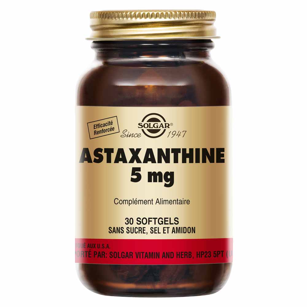 Solgar Astaxanthin 5 mg sun protection and beauty support 30 capsules