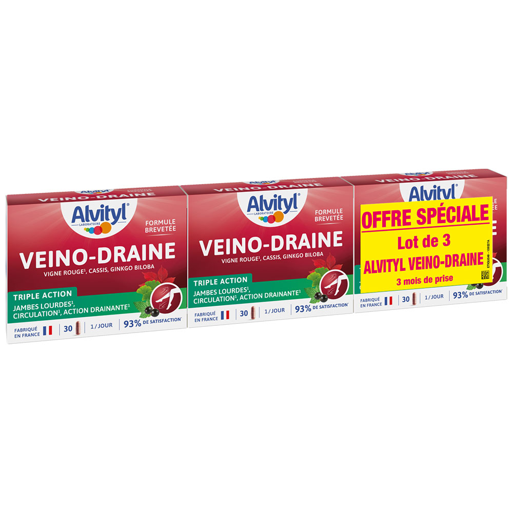 Alvityl Veino-Draine 3x30 capsules