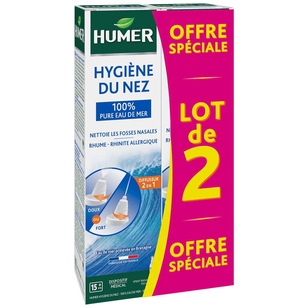 Humer Isotonic Seawater Adults 2x150ml
