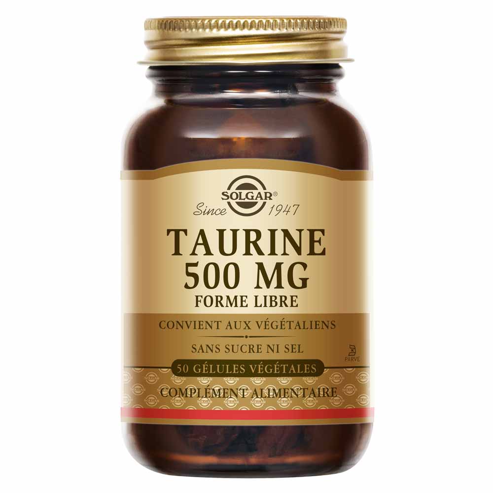 Solgar Taurine Vitalité Cardiovasculaire 50 plant capsules