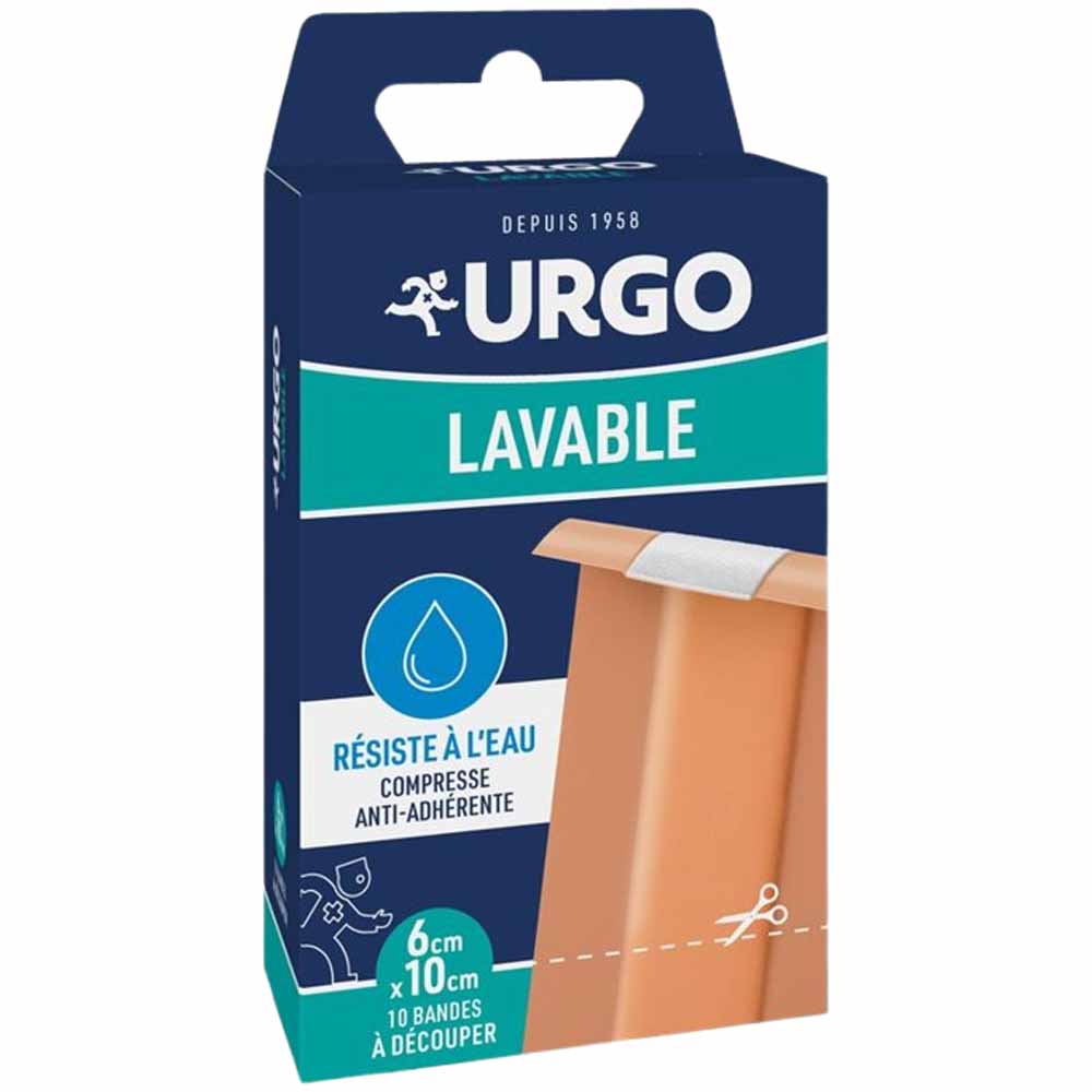 Urgo Washable cutting strips 10cmx6cm x10