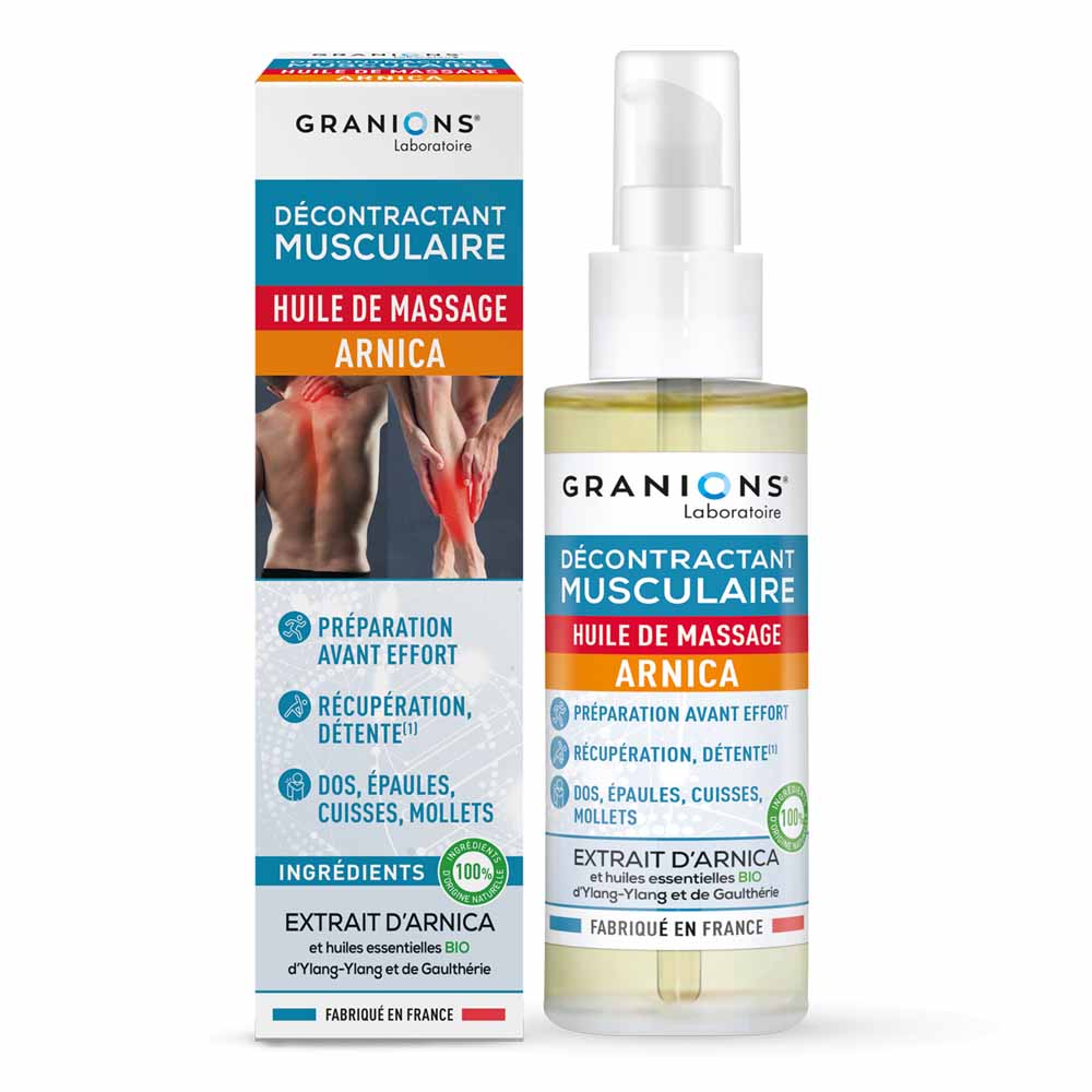 Granions Muscle-relaxing Arnica massage oil 100 ml