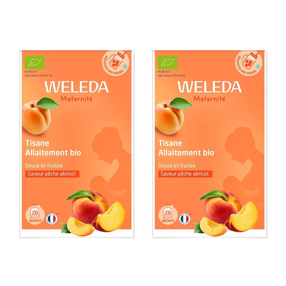 Weleda Organic Nursing Tea peach and apricot flavour 2 x 20 sachets