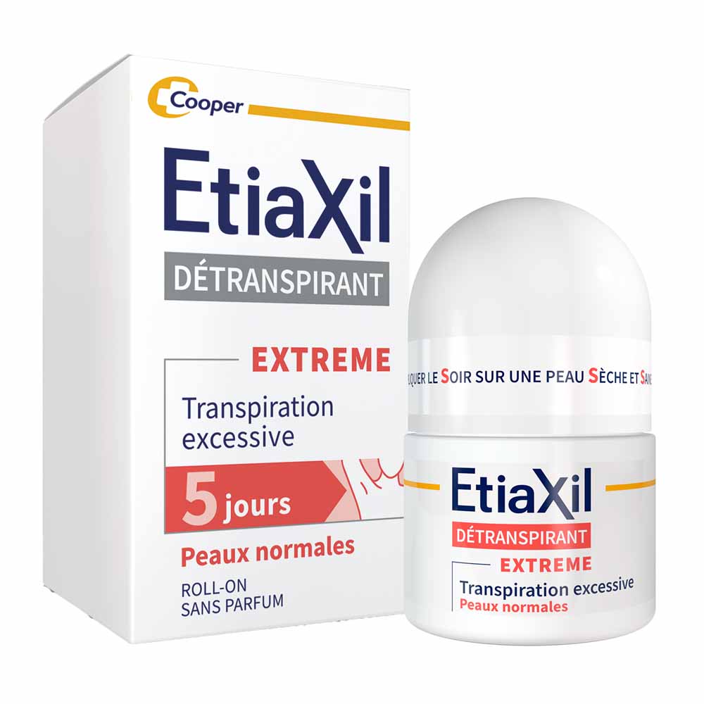Etiaxil Detranspirants Excessive Sweating Treatment Anti Perspirant Roll On Normal Skins Peaux Normales 15ml