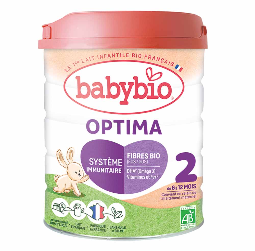 Babybio Baby Milks Optima 2 Organic Milk Powder From 6 months 800g