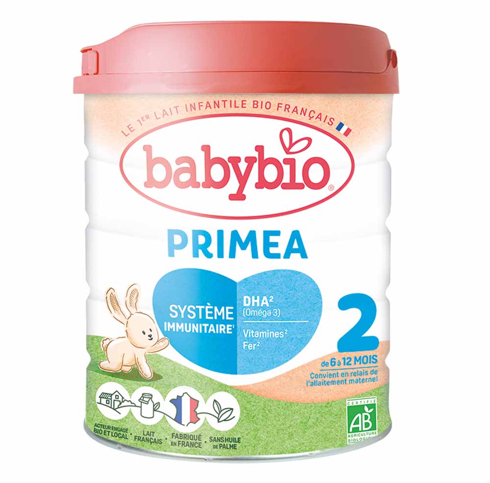Babybio Baby Milks Primea 2 Organic 6 Months Milk Powder Des 6 Mois 800g