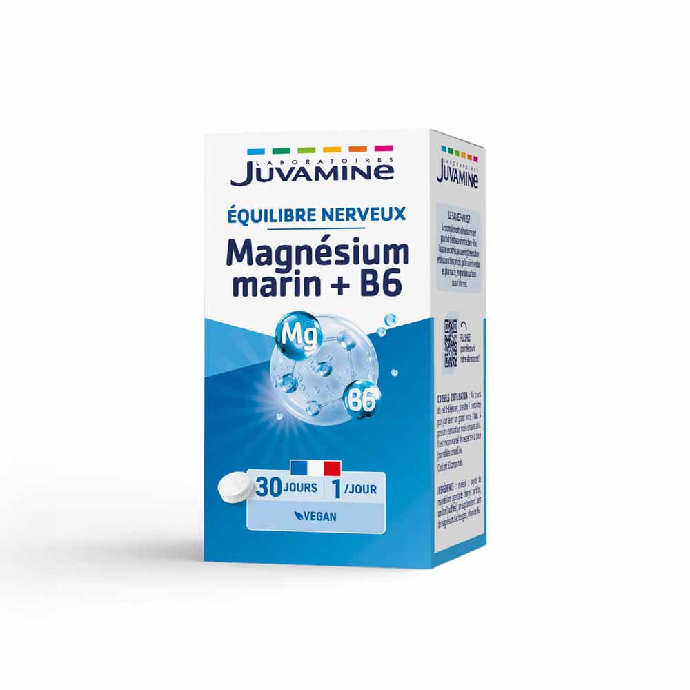 Juvamine Marine Magnesium Vitamin B6 30 Tablets