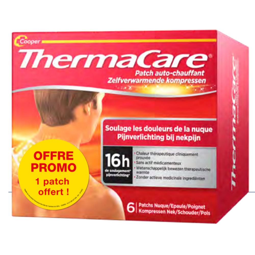 Thermacare Self-heating patch for neck, shoulder and wrist 6 x 1
