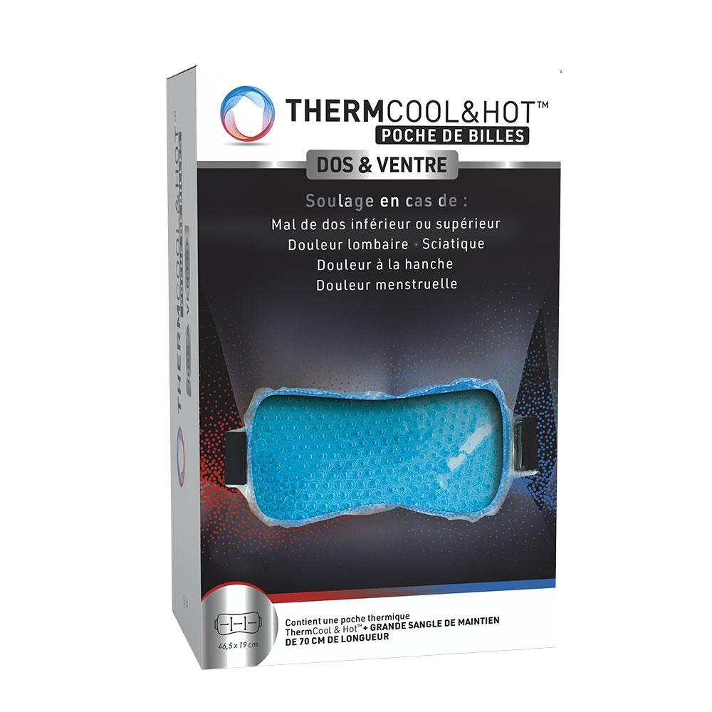 Bausch&Lomb ThermCool&Hot Poche de Billes Dos & Ventre Chaud/Froid
