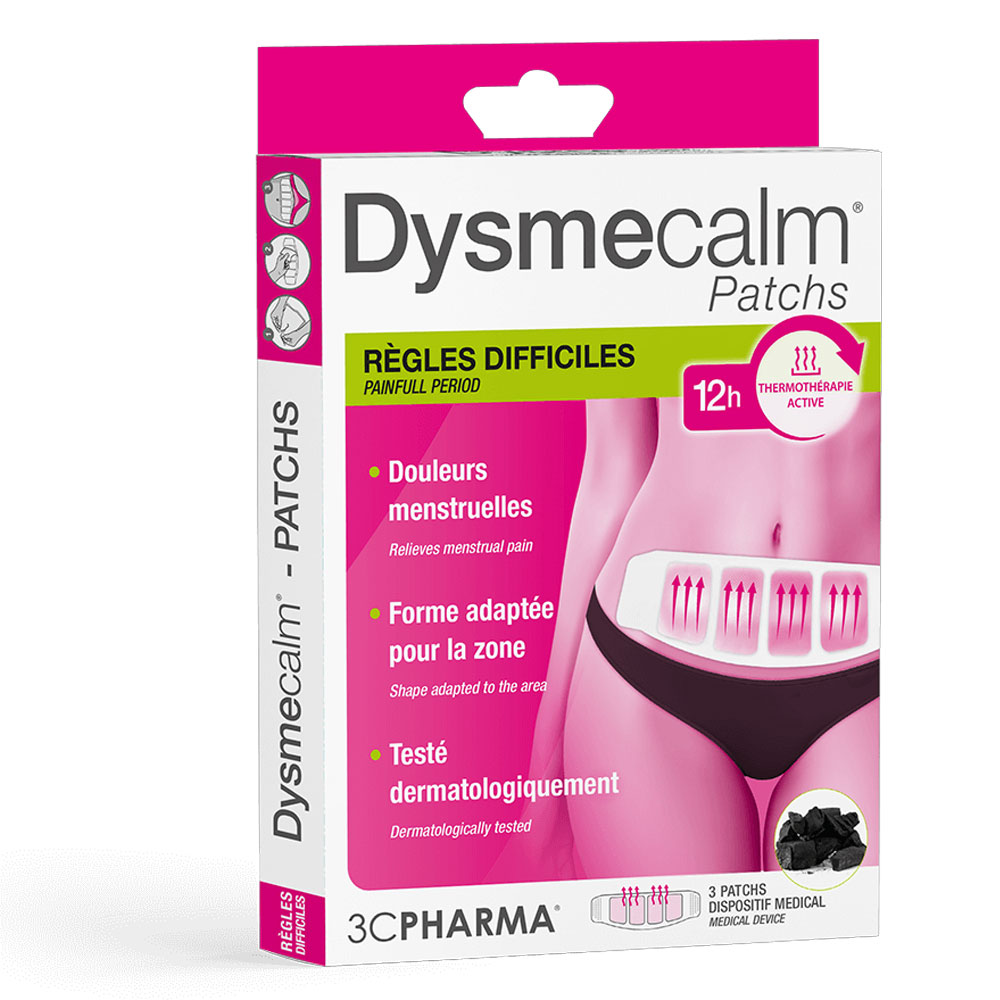 3C Pharma Dysmecalm Règles Difficiles 3 patchs