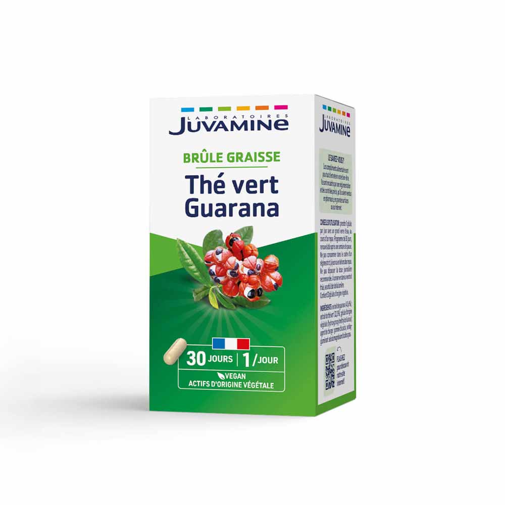 Juvamine Slimming Green Tea Guarana 30 Capsules 30 Gélules