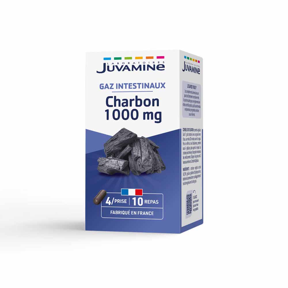 Juvamine Charcoal X 40 Capsules 1000mg